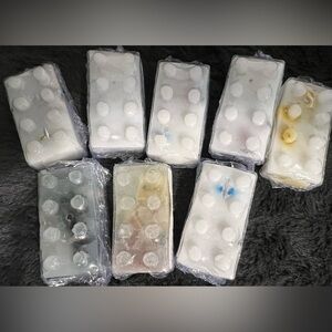 Mini Lego brick soaps with mini figures inside! Made by me!